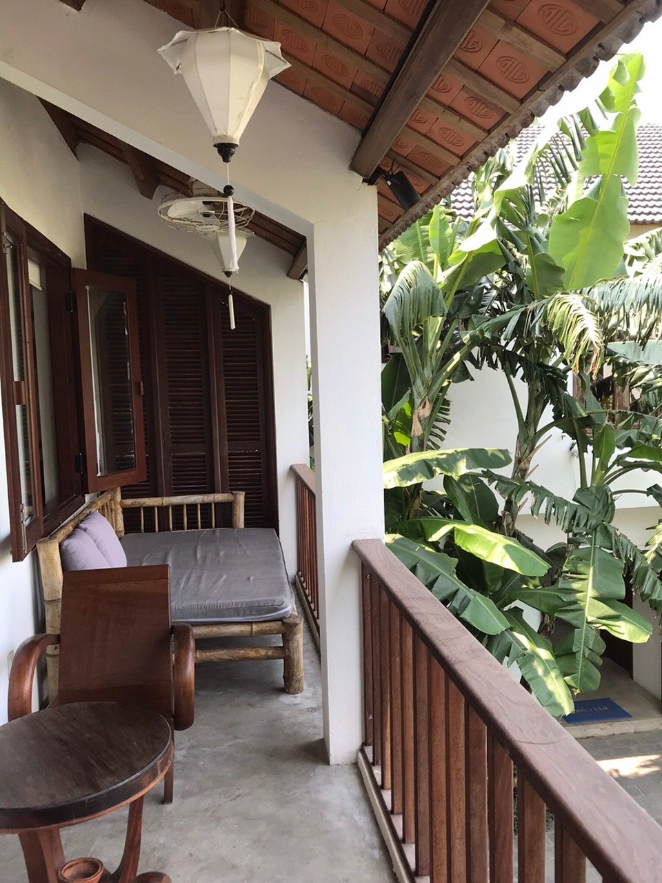 Vietnam - Hoi An - Our day bed outside...