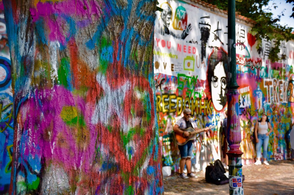 Tschechische Republik - Prag - John Lennon Wall