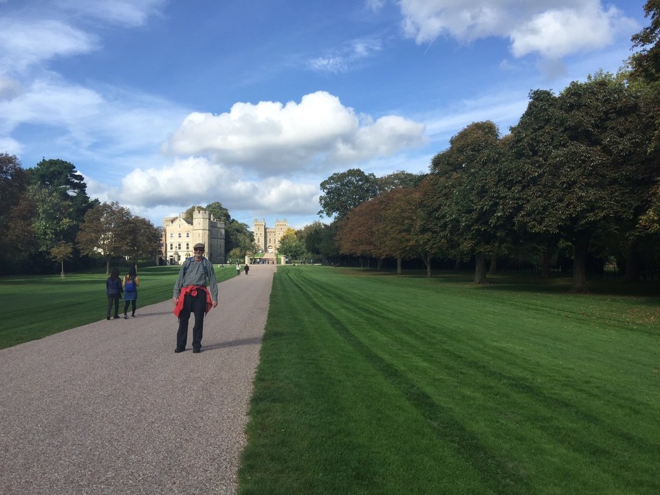 United Kingdom - Windsor - The Long Walk, Windsor Great Park. 2.65 mile ceremonial route from the Castle to the equestrian memorial to George III. 