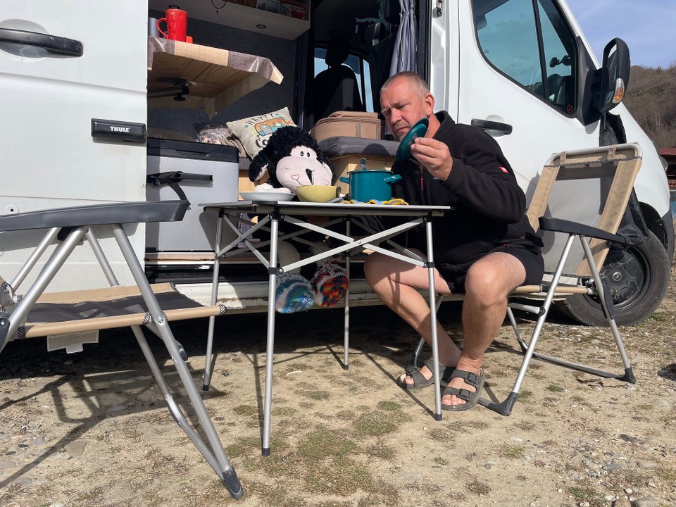 Griechenland - Ioánnina - letztes Mittagessen am Thermalbad