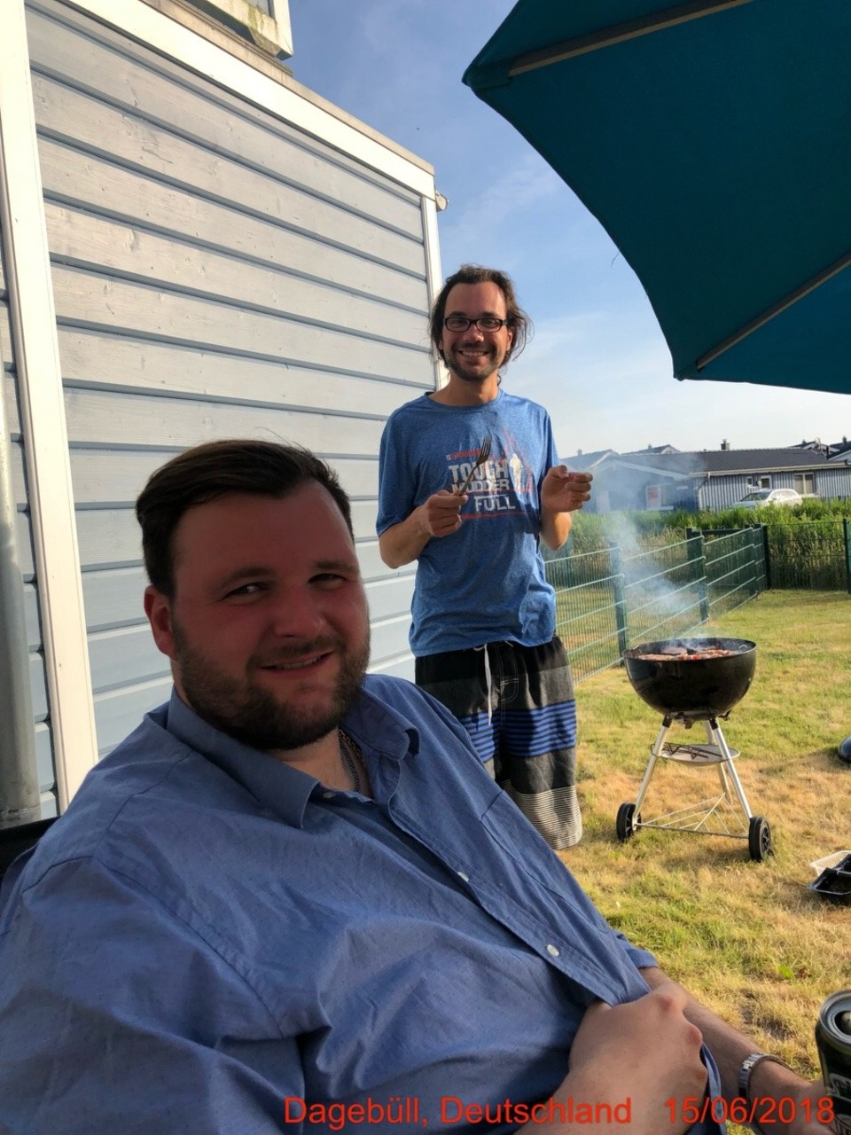 Deutschland - Sylt - Niklas & Fabian grillen