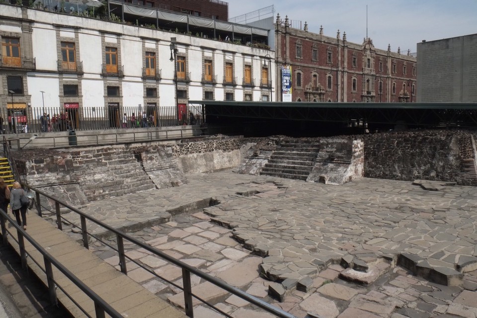 Mexiko - Mexico City - Die Reste des Templo Mayor der Mexicas