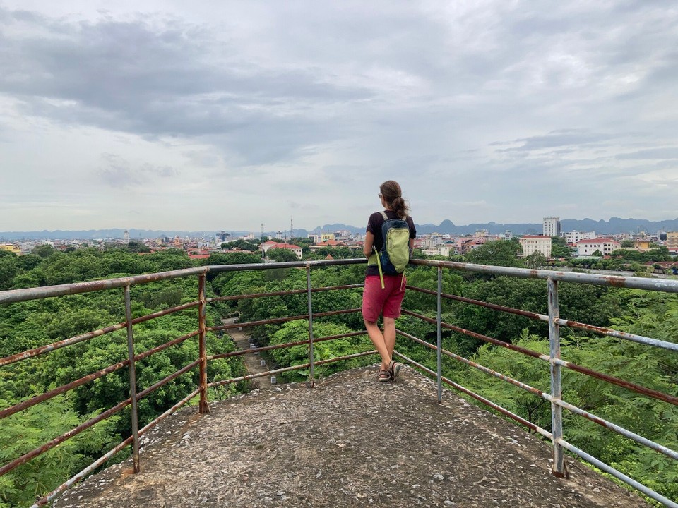Vietnam - Ninh Bình - Nochmal einen Blick über die Stadt genießen 😃