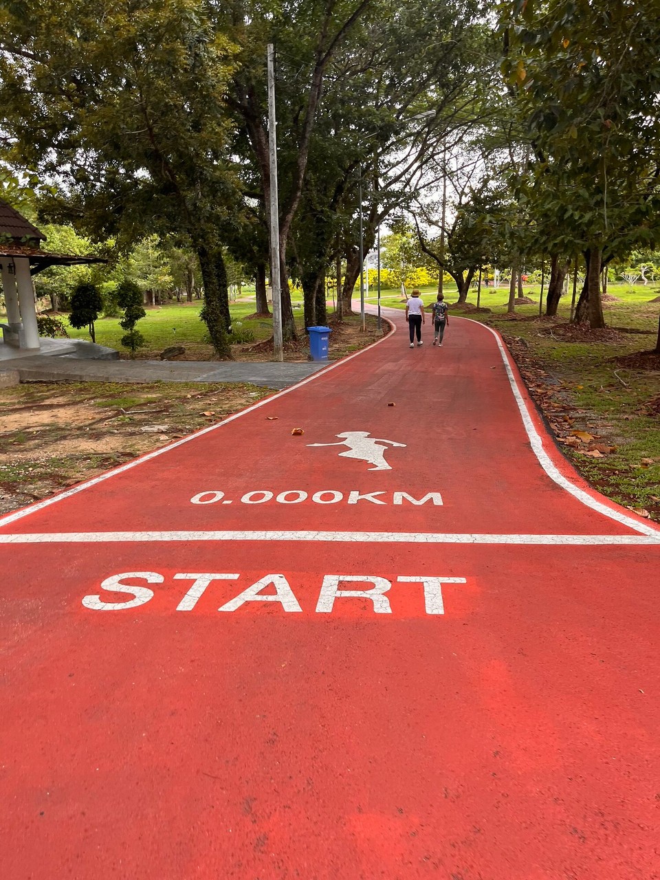 Thailand - Phuket - Didn’t feel like running in the heat so a 5km walk instead. The park had a track which measured out 5k which was handy 