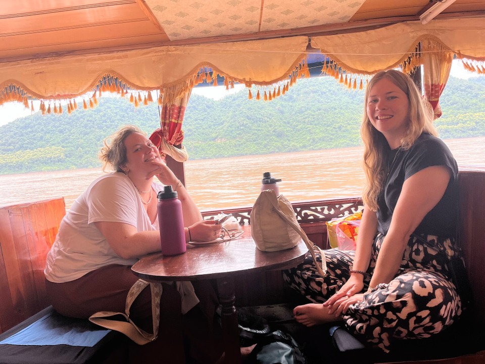 Laos - Nga - Danach weitere 11h auf dem Mekong bis zur thailändischen Grenze
