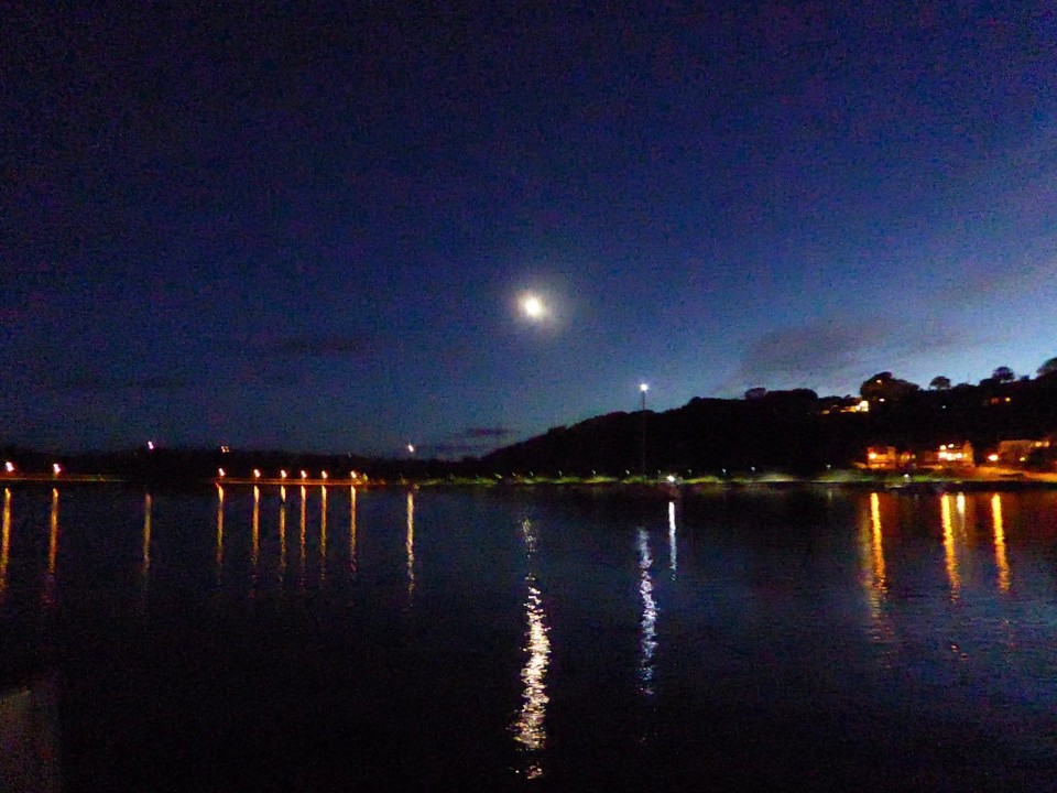 Ireland - Kinsale - A beautiful, calm evening, but pleased to have a lift back to the marina from Regina.