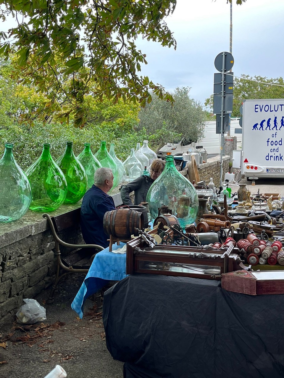 Kroatien - Grožnjan - Flohmarkt Groznjan 