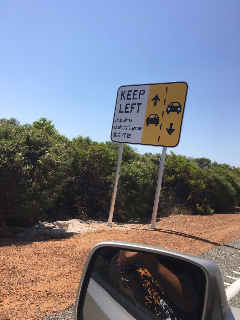 Australien - Lancelin - Ach ja ... für die blöden deutschen Backpacker/Urlauber nochmal extra in deutsch. 