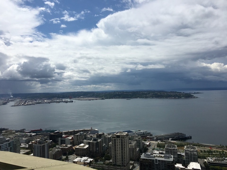USA - Seattle - Ok die Aussicht ist es fast wert so viel Geld dafür auszugeben
