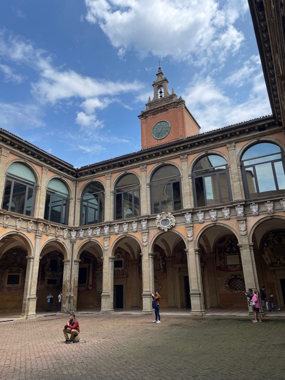 Italien - Bologna - Innenhof der früheren med. Uni