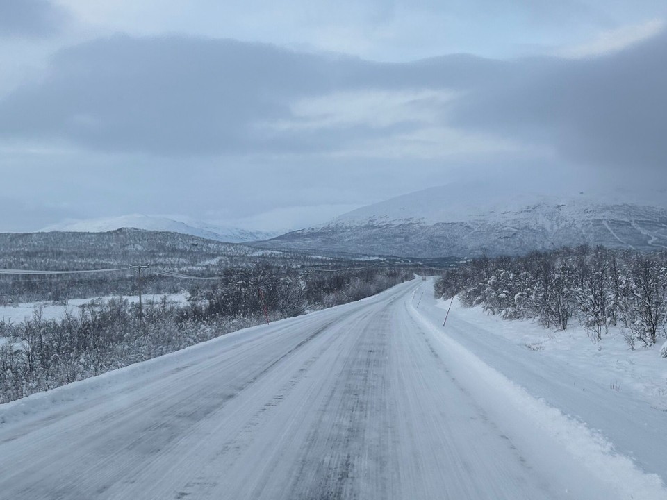 Schweden - Abisko - Vereiste Straßen und…