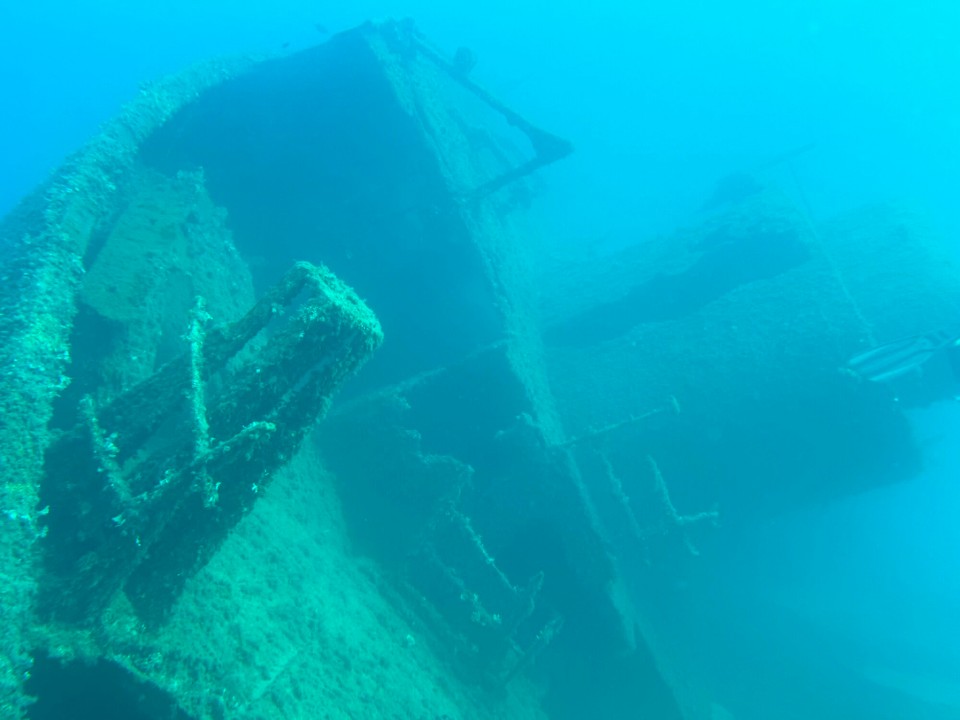 Italien - Marciana - Das Wrack „Elviscot“