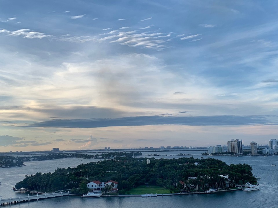 Vereinigte Staaten - Miami - Abfahrt aus Miami. Wahnsinns Panorama 👍👍