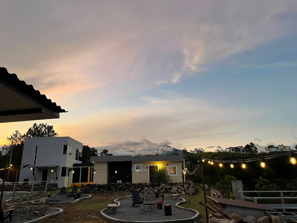 Panama - Boquete - Vulcano Baru hinter den Wolken.