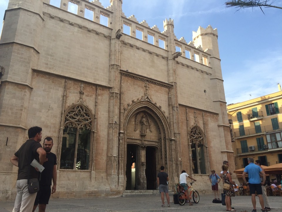  - Spain, Palma de Mallorca - La Llotya of Palma. Built 1426. The Merchants Guild used for trading purposes. 