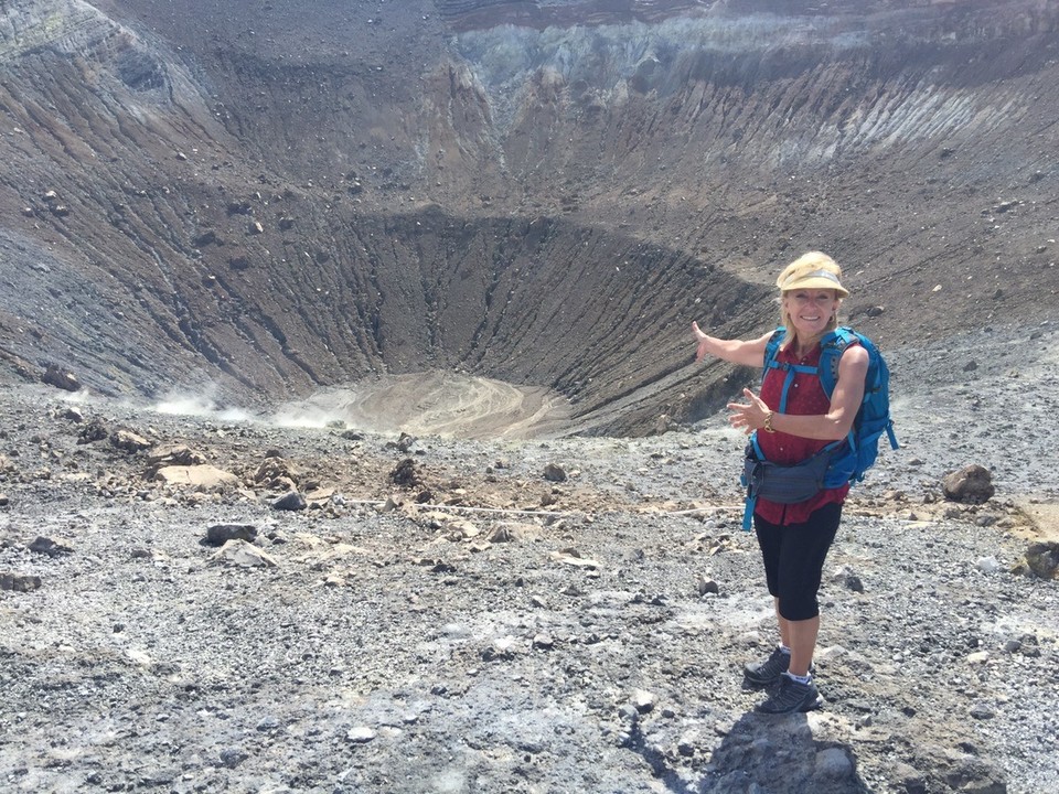 Italy - Lipari - Volcano crater