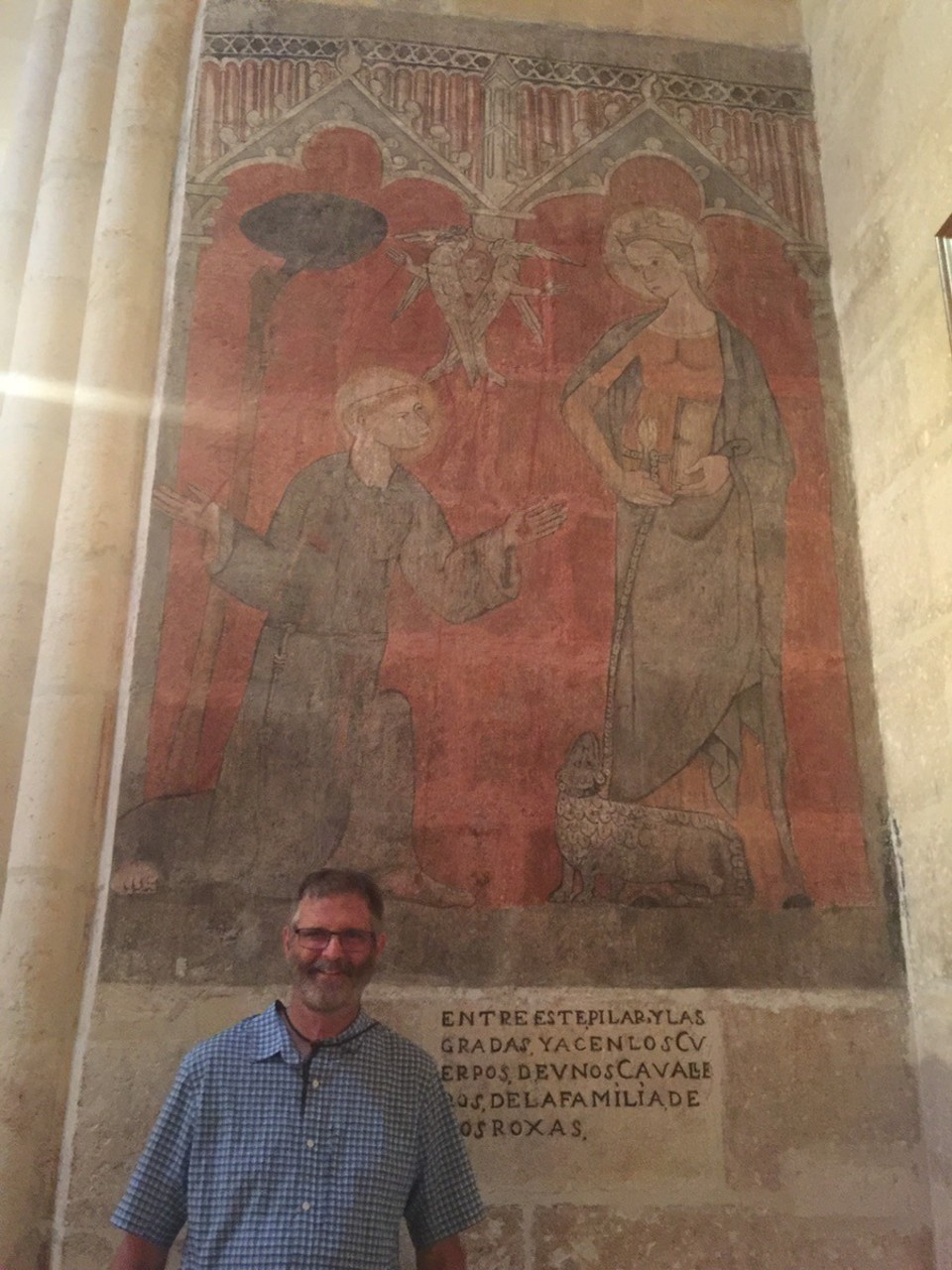  - Spain, Burgos, Plaza Mayor - Original Fresco, Cathedral of St Mary, Burgos