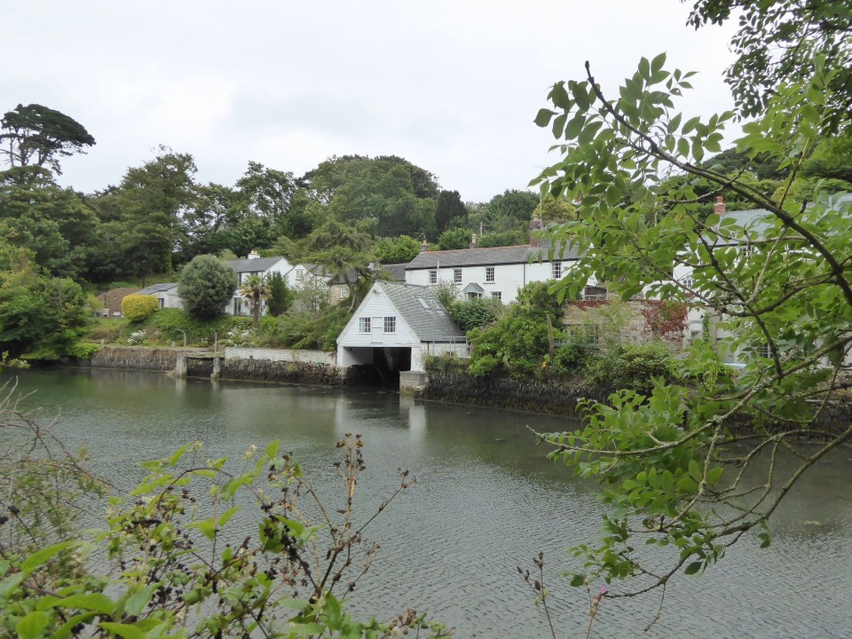 United Kingdom - Helston - 5 miles southwest of Falmouth, Helford village was rated as among the "20 most beautiful villages in the UK and Ireland" by Condé Nast Traveler in 2020.[