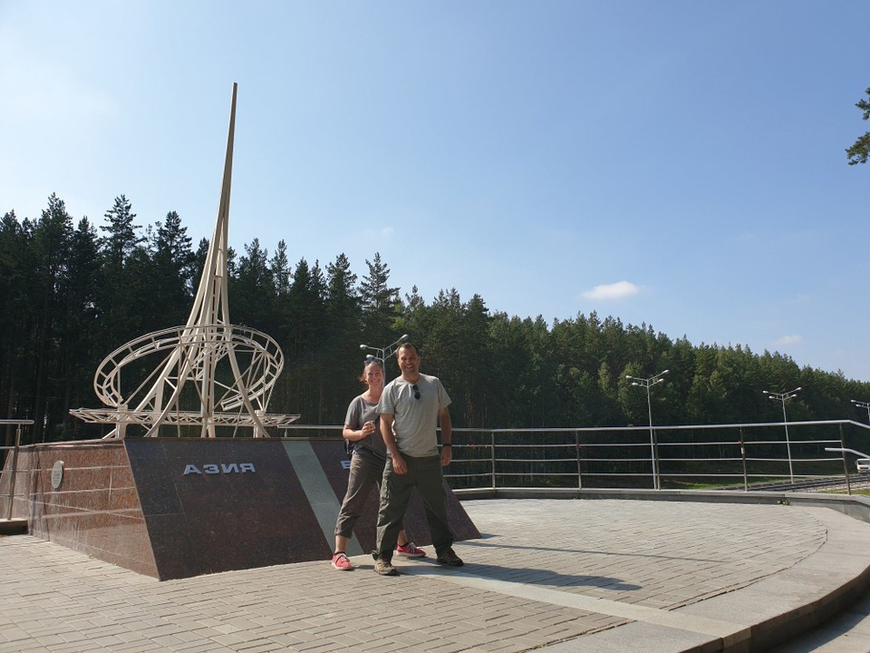 Russia - Yekaterinburg - New (and closer) border between Asia and Europe