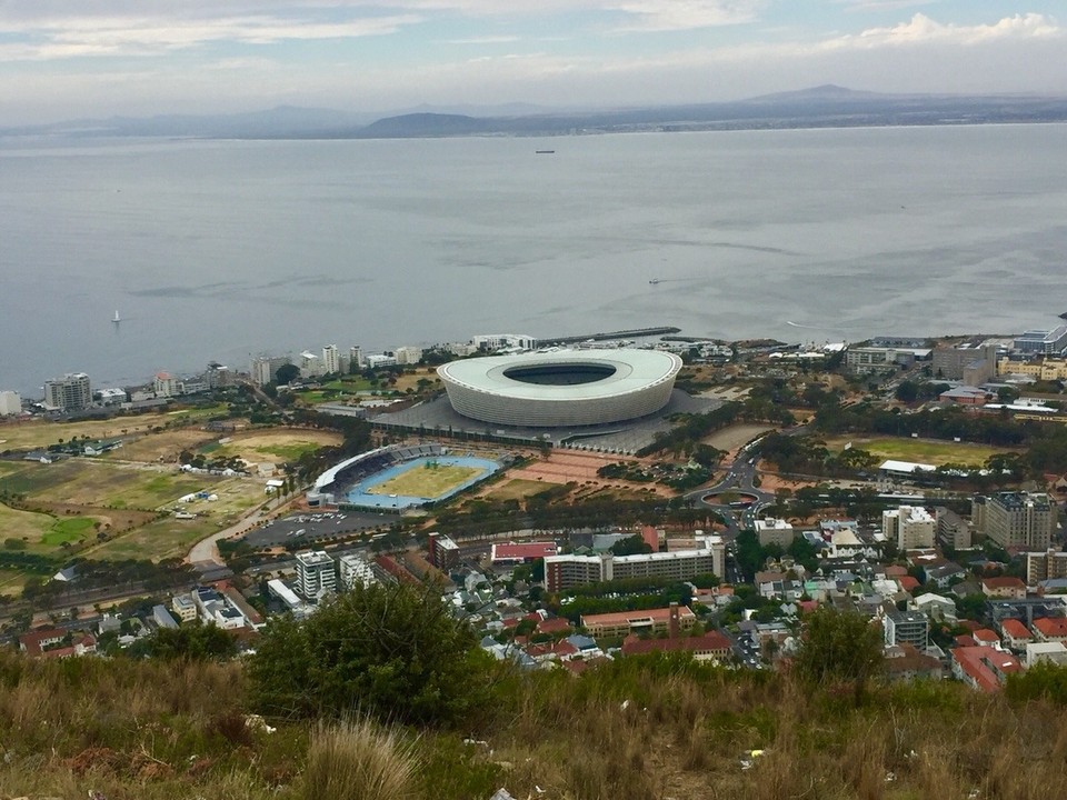 Südafrika - Cape Town - Blick vom Lion Hill aufs Stadion Kapstadt