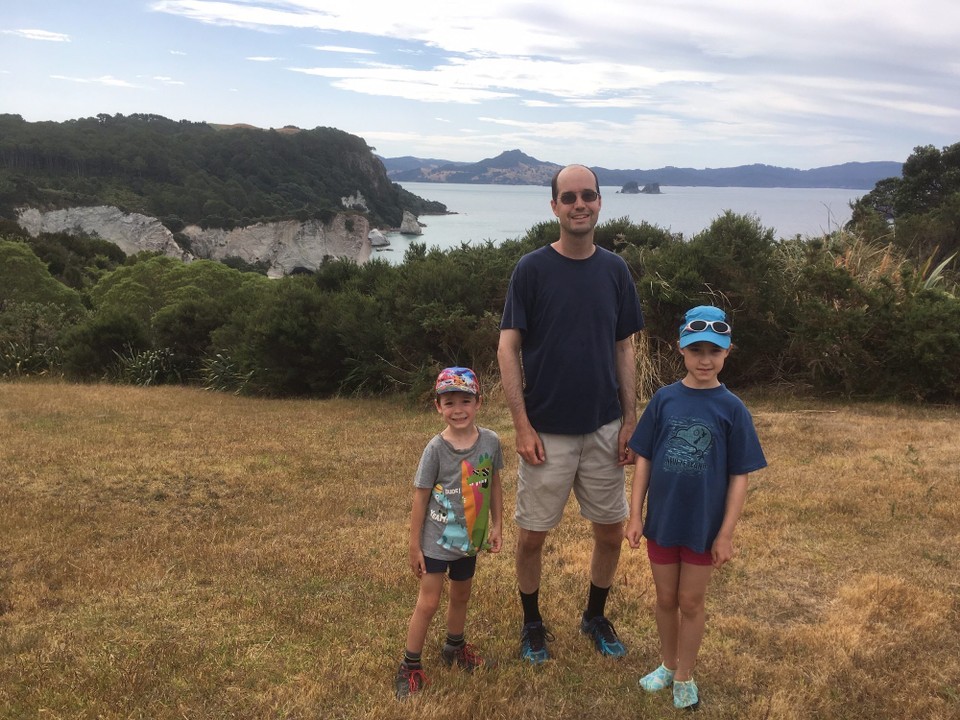 Neuseeland - Hahei - Blick zurück auf Cathedral Cove.