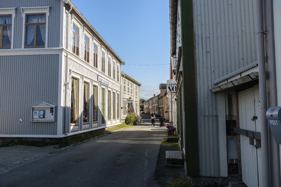 Norwegen - Helgeland Bridge - Altstadt in Mosjøen