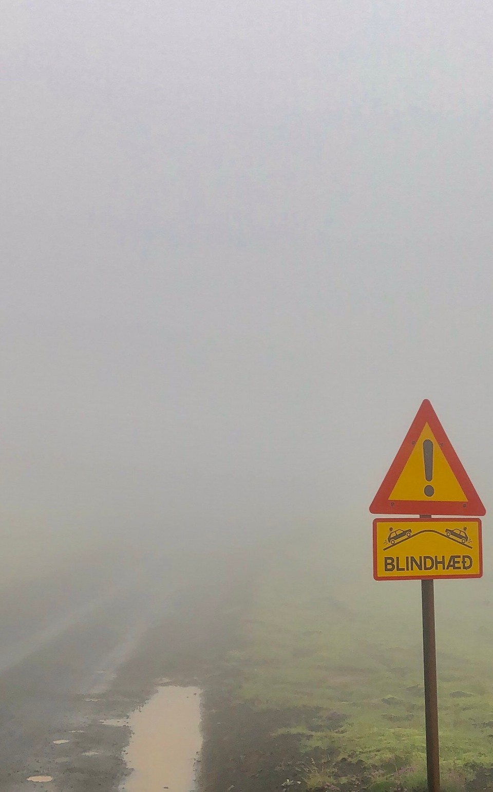 Island - Mýrdalshreppur - Wir kämpfen uns tiefer und tiefer in das Tal hinein... Ab und zu komplett von den tief hängenden Wolken umhüllt... Und das hier ist mal ein „Blind Head“ im wahrsten Sinne...🤣