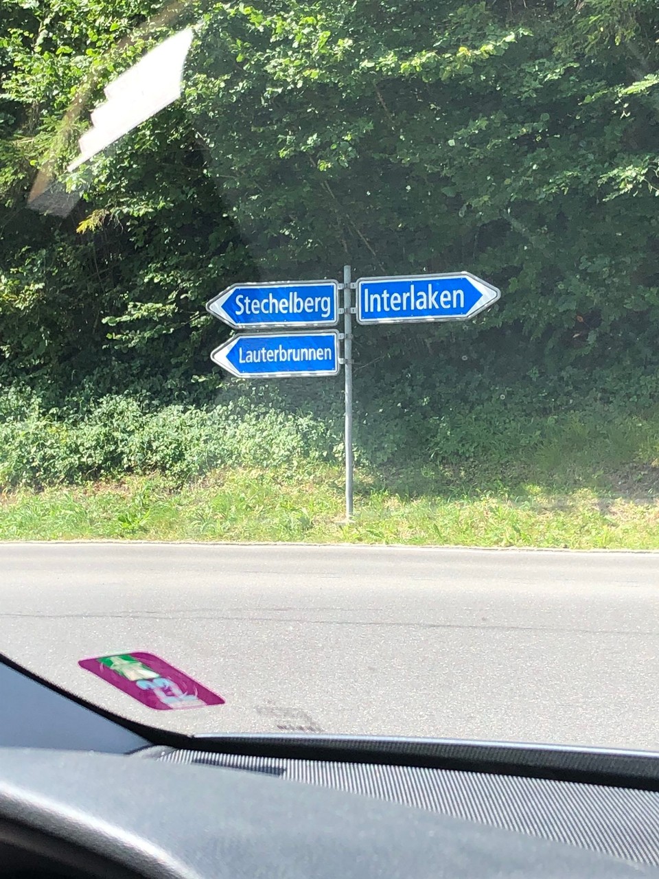 Schweiz - Pontresina - Fahrt ins Engadin