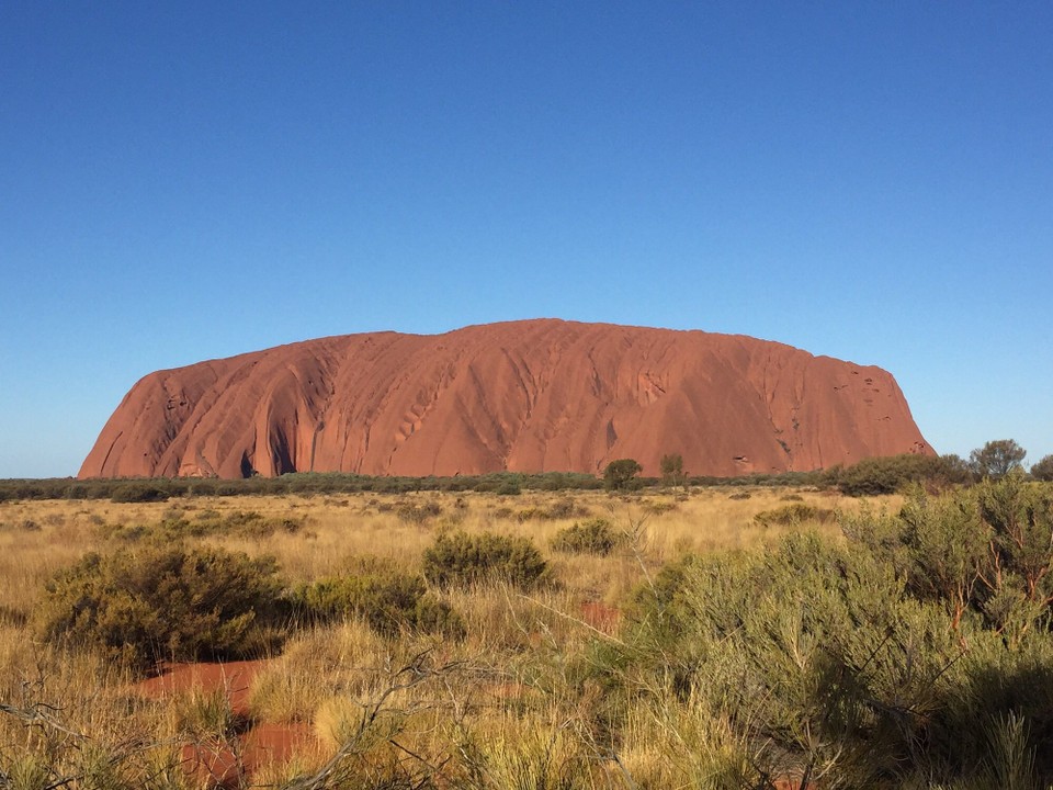 Australien - Yulara - Der Berg der Berge. Morgen gibts mehr. 