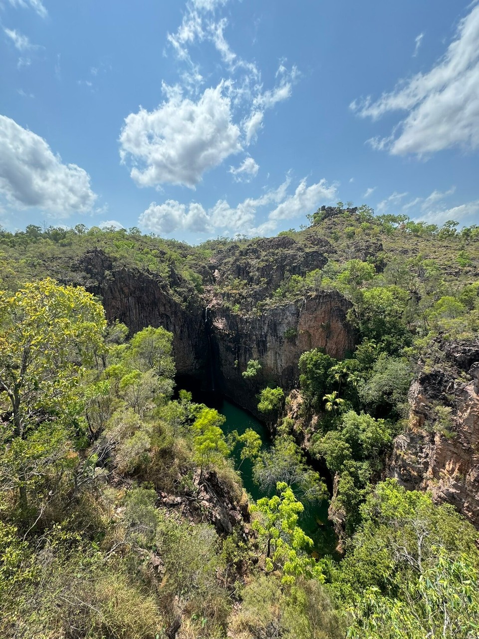 Australien - Litchfield Park - Tolmer Falls, fascht uströchnet...