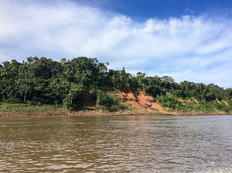 Peru - Puerto Maldonado - am nächsten Morgen ging es flussaufwärts zu einer Wanderung