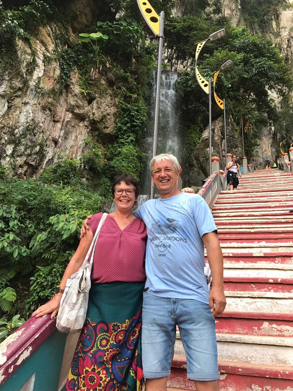 Malaysia -  - Wir haben wirklich alle 272 Stufen geschafft.