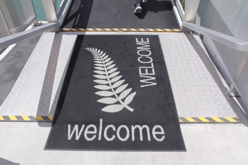 Neuseeland - Waitangi - Ist das nicht ein toller willkommensgruß