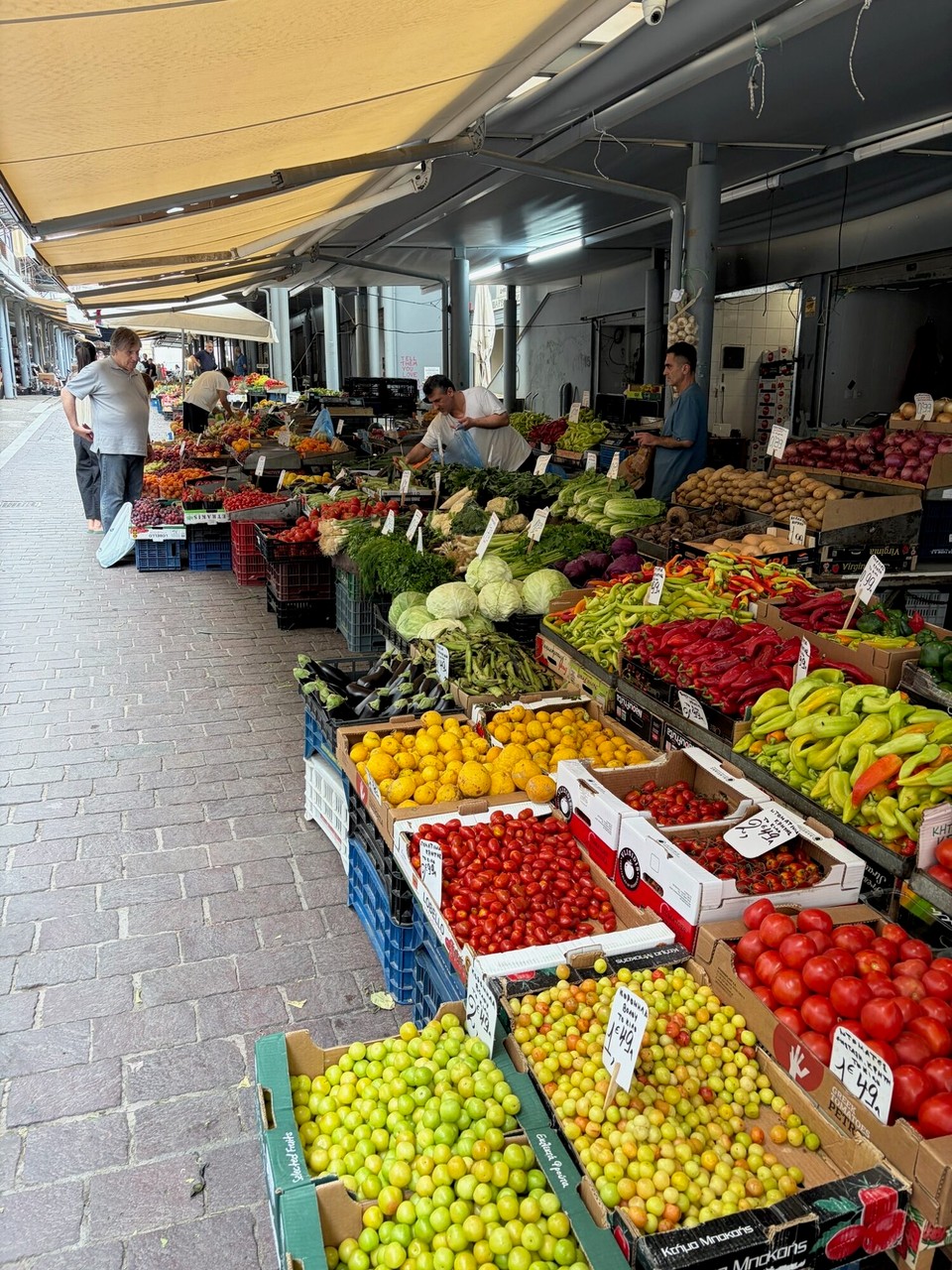 Griechenland - Athen - Heute ging es schon früh zurück nach Athen um dort noch über den Markt zu schlendern.