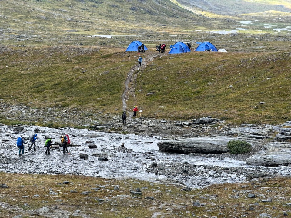 Schweden - Kiruna - Da fehlt die Brücke 