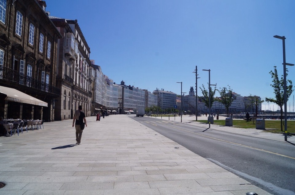 Spanien - A Coruña - Yacht Promenade