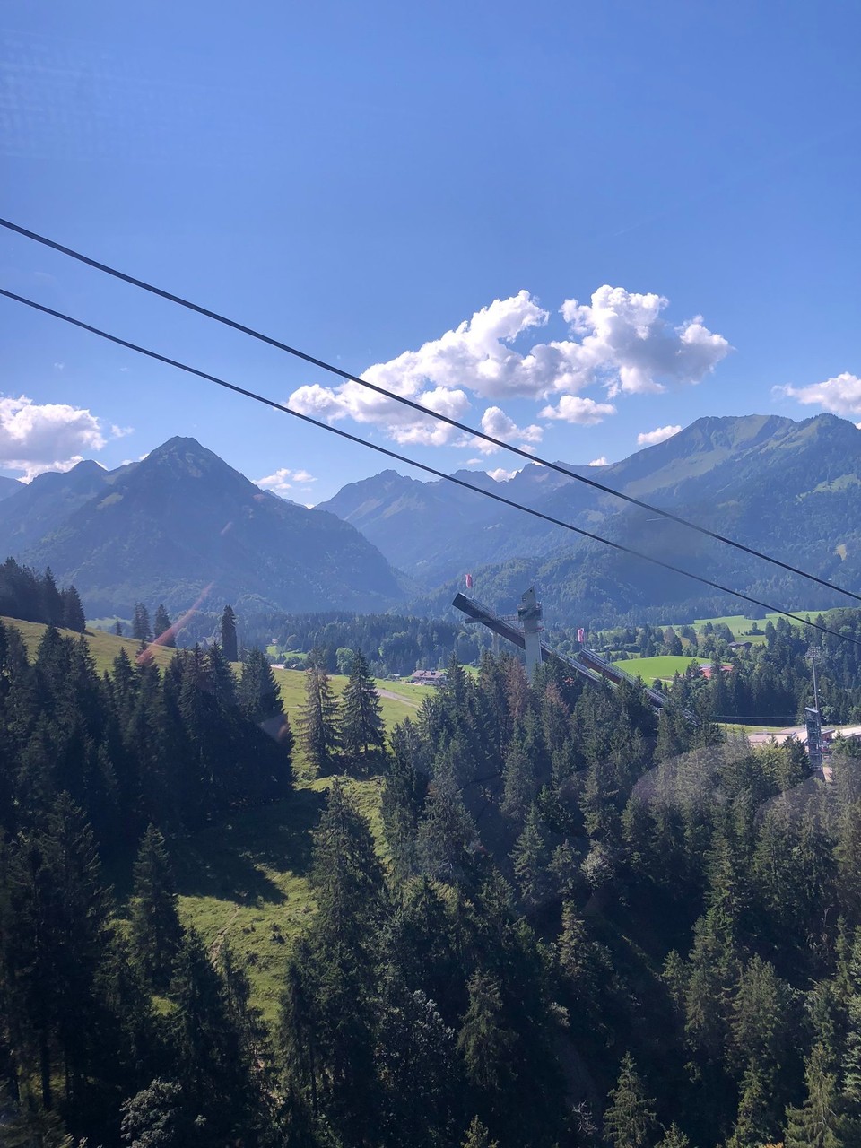 Deutschland - Oberstdorf - Aus der Gondel