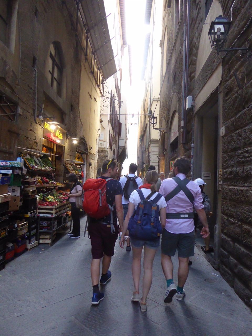 Italien - Fiesole - Wir haben eine interessante Führung durch die Stadt 