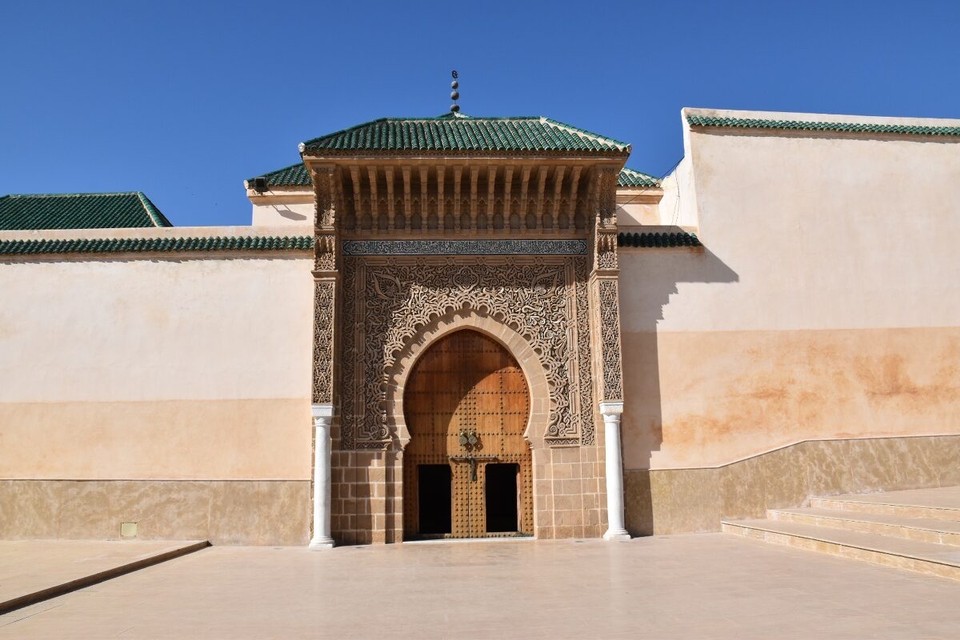 Marokko - Fes - Wir haben uns dort Mausoleum des Mulai Ismail angeschaut.