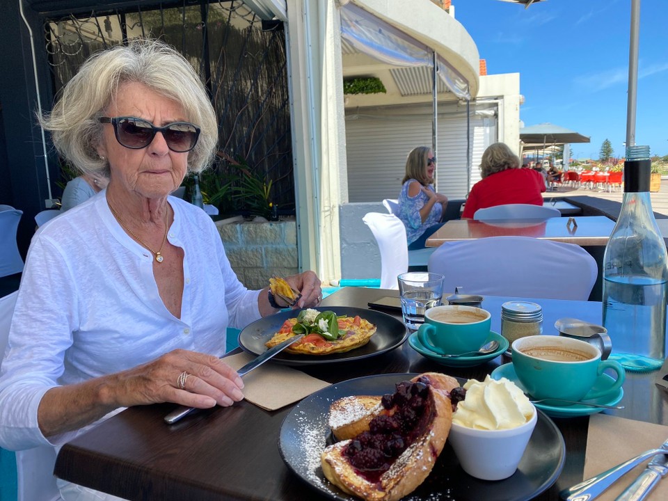 Australien - Rockingham - Der heutige Tag beginnt mit einem Late Breakfast
