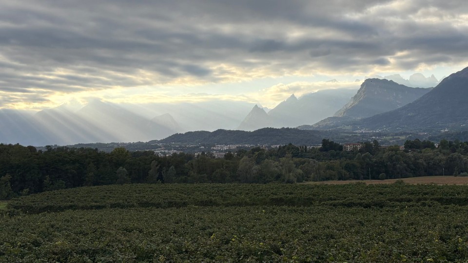 Italien - Belluno - Blick vom Agritourismo 