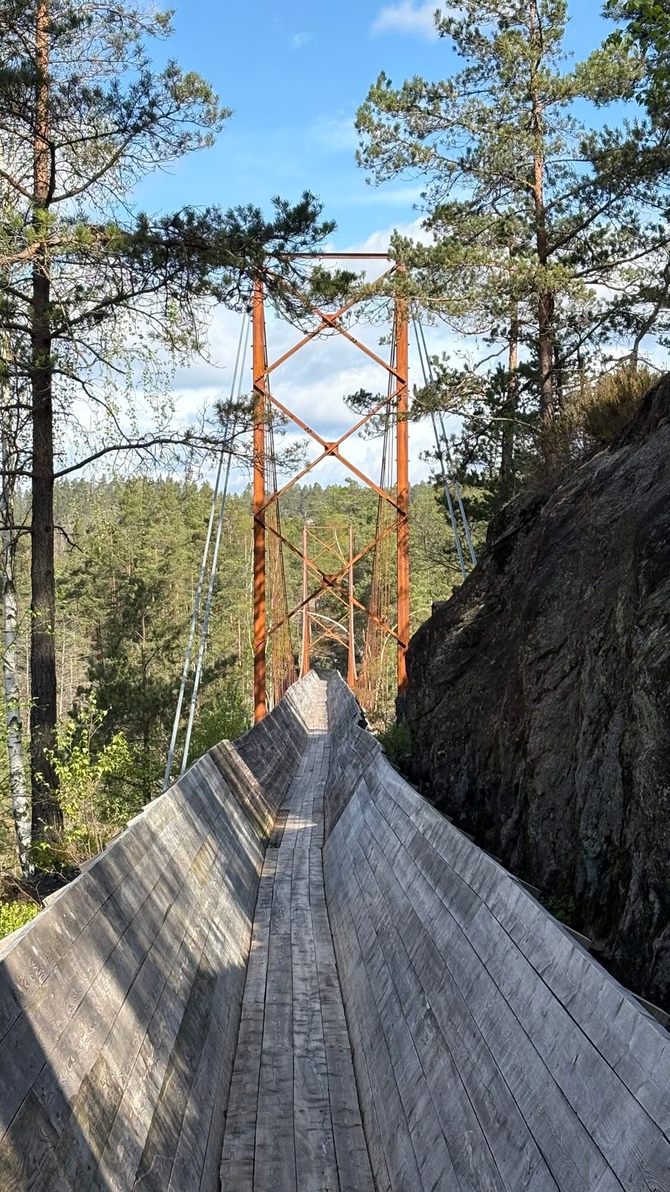 Norwegen - Arendal - …über wacklige Brücken…