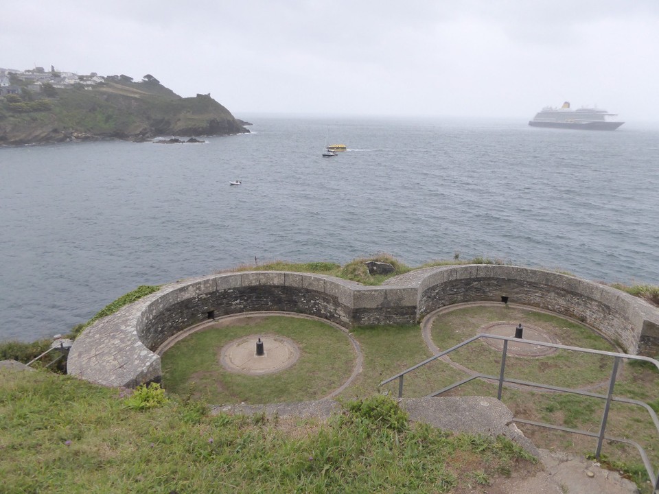United Kingdom - Fowey - In 1855 new heavy guns were installed, and these were repurposed during World War II.