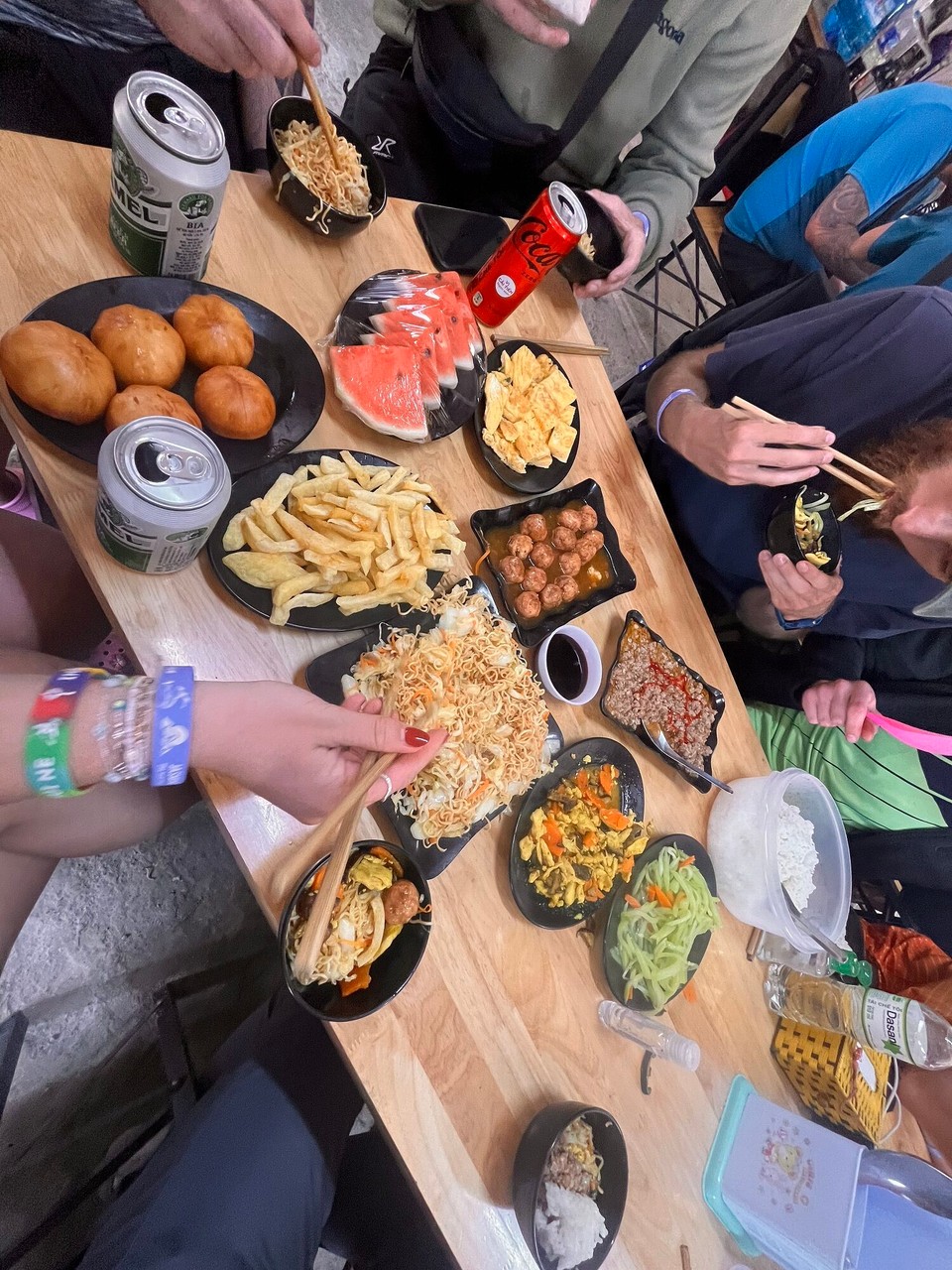 Vietnam - Ha Giang - Lunch time - always the same food but I love it