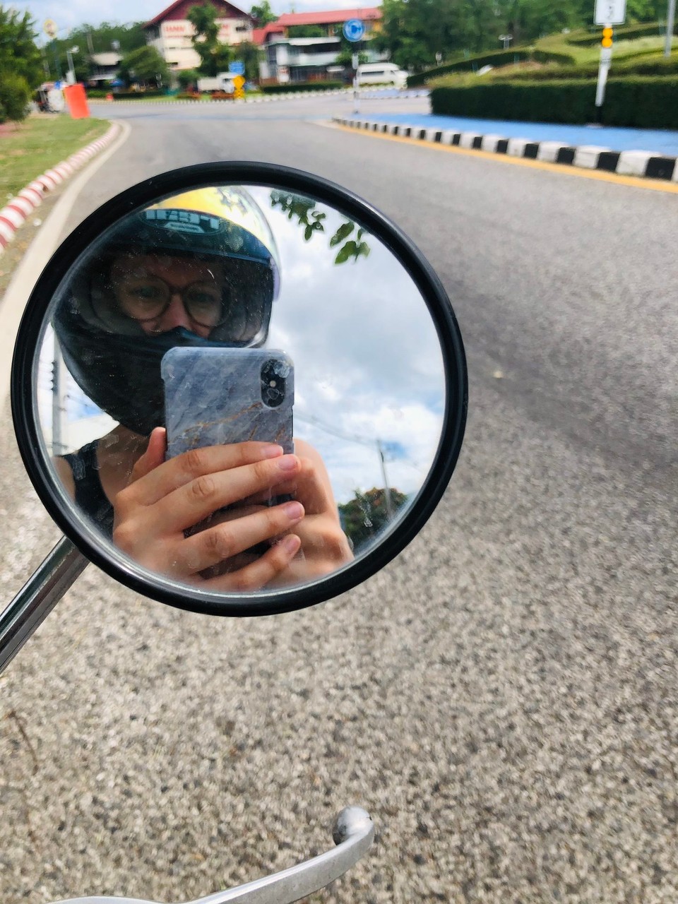 Thailand - Chiang Mai - Tschüss kleiner blauer Roller 🛵