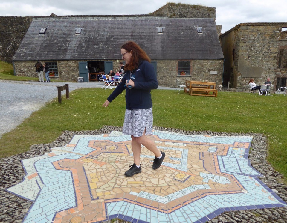 Ireland - Kinsale - Karen was a great guide, telling us about the castle architecture, as well as Irish and social history.