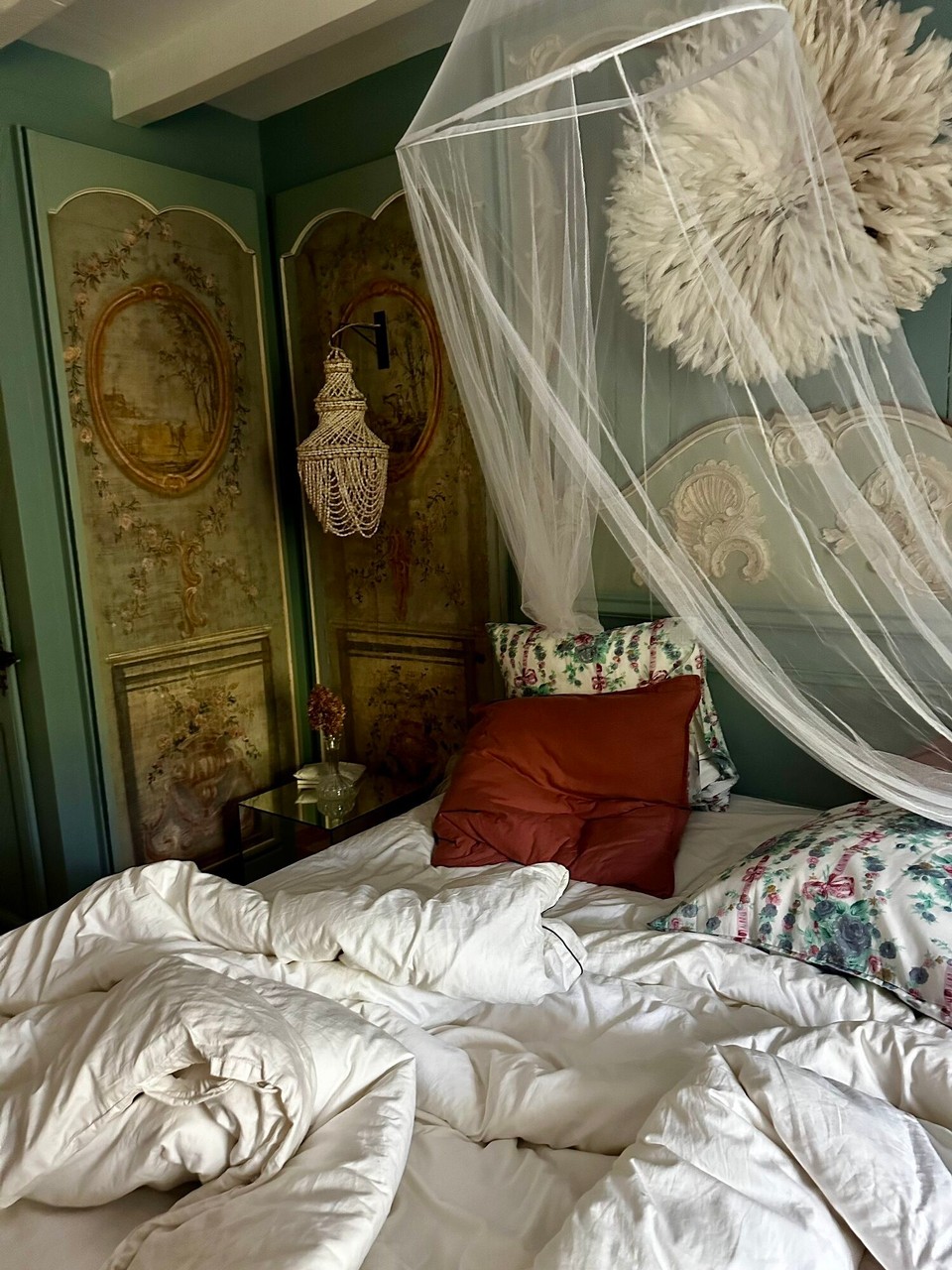 Frankreich - Landaul - Zum Glück gab es ein Moskitonetz!