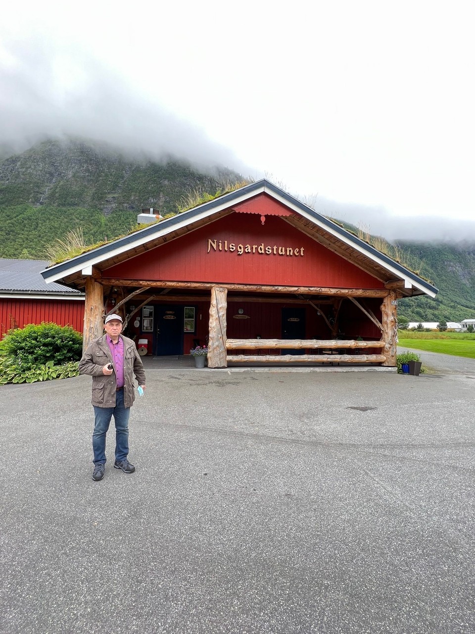 Norwegen - Åndalsnes - Hier haben wir gespeist. 