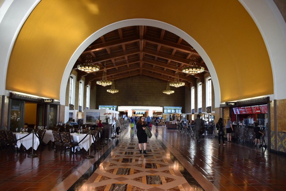 USA - Los Angeles - Union Station, der Hauptbahnhof von LA 