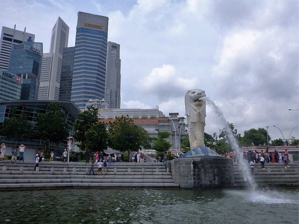 Singapur - Marina - Merlion 